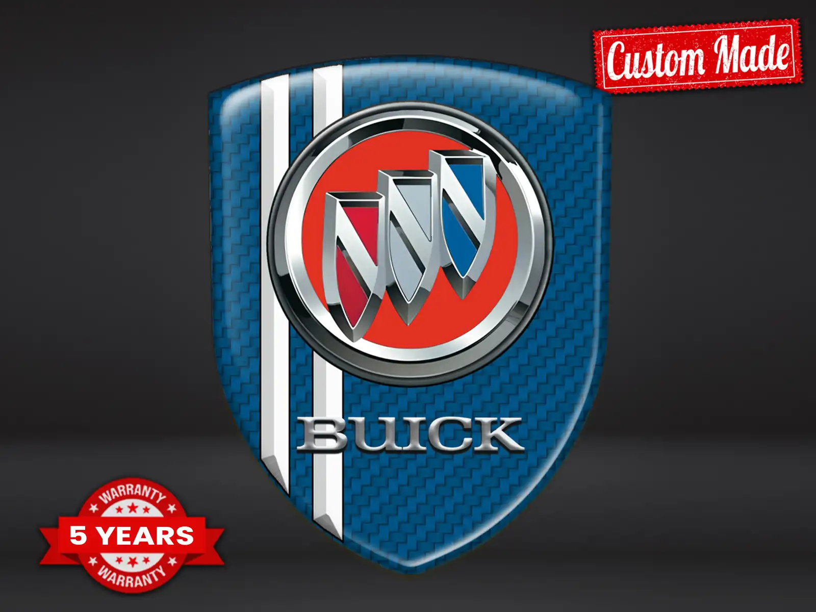 Buick Pegatinas Auto Resistentes Estrella Estilo Profesional